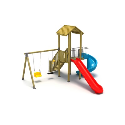 63 A Classic Wooden Playground
